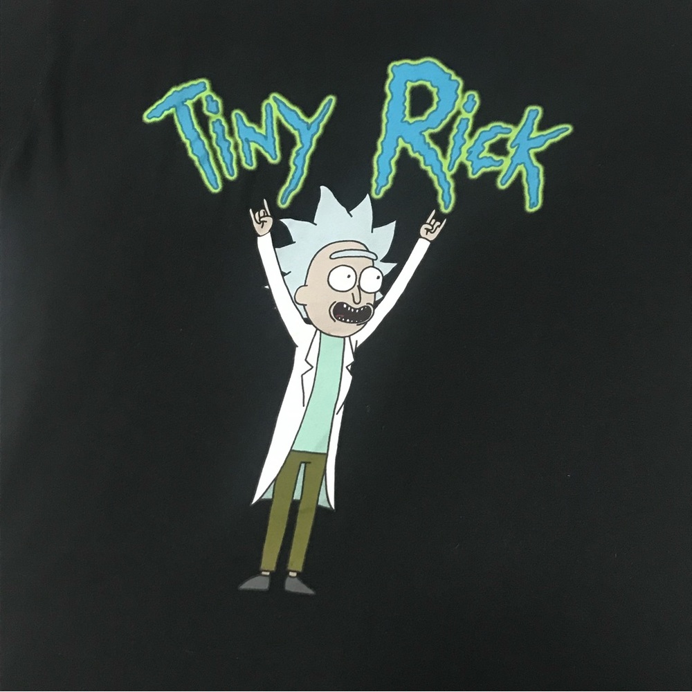 L Large [AS] Adult Swim Ripple Junction Rick and Morty Men’s T Shirt Casual Top - Picture 4 of 6